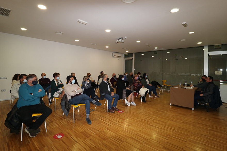 Gregorio Muelas va presentar este dijous la seua primera novel·la, 'El primer tetrarca'