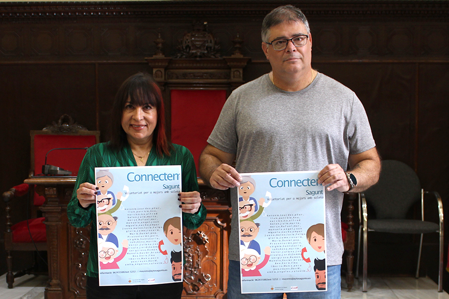 El projecte intergeneracional 'Connectem Sagunt' comença este cap de setmana amb la formació de les persones voluntàries