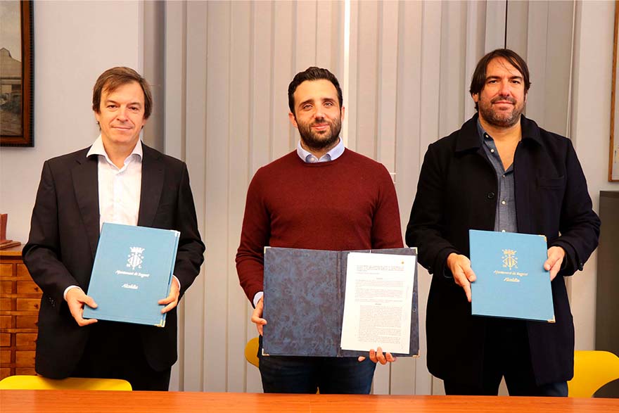 L'Ajuntament de Sagunt signa un acord de col·laboració amb les empreses Quimi Romar i GLP