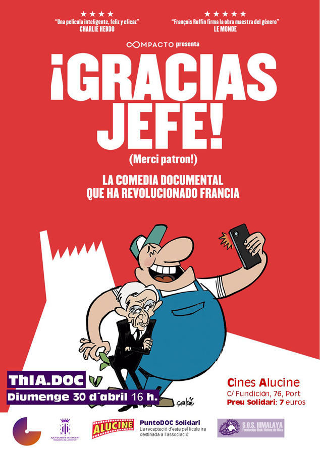 La comedia documental “¡Gracias jefe!” llega a los Cines Alucine el próximo domingo 30 de abril