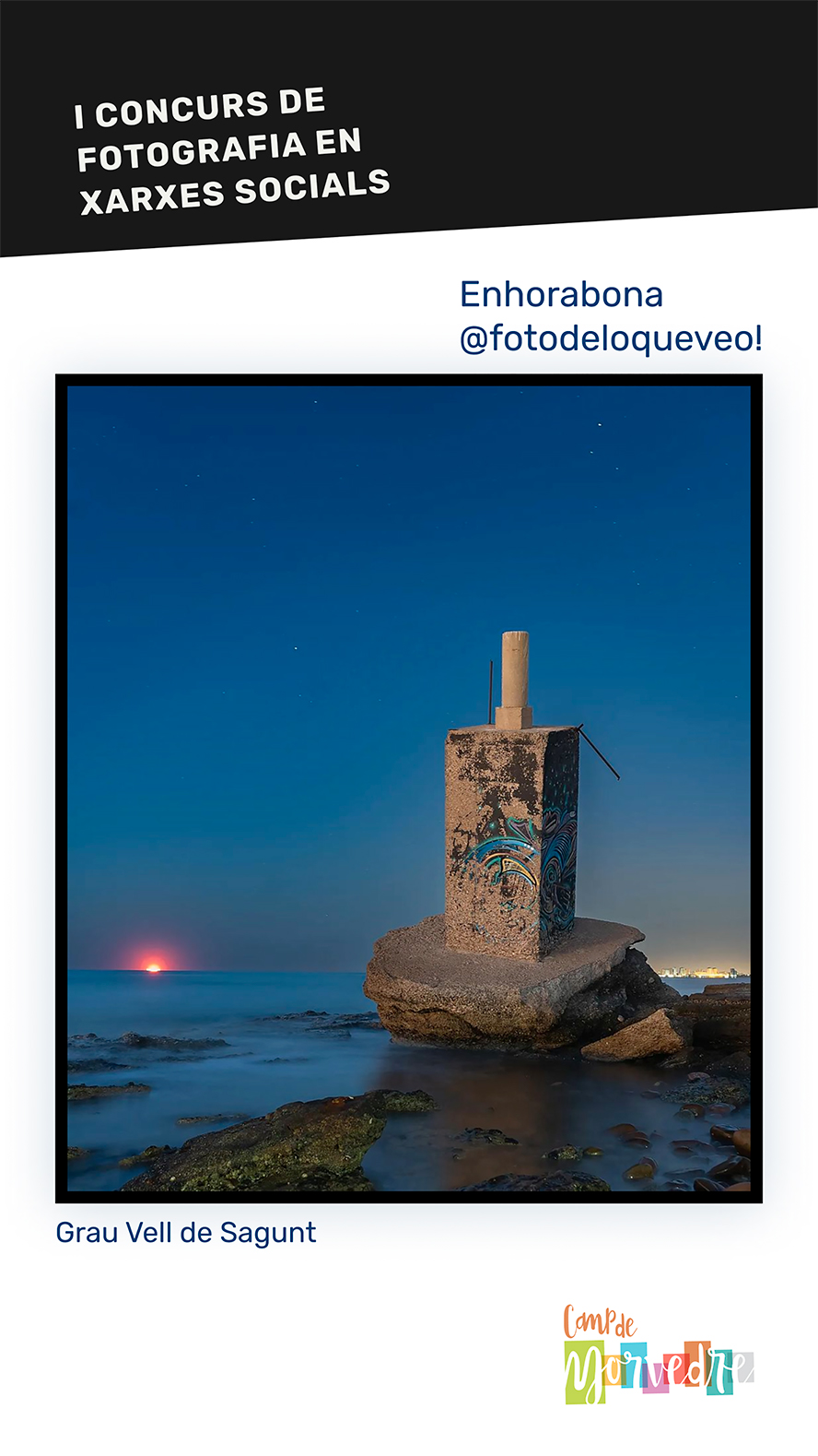 Morvedre Turismo ja té imatge guanyadora del concurs de fotografia en xarxes socials